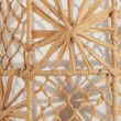 GARANCE Glass and Raffia Vase - Medium - H 26 cm