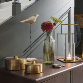The MOUSSE vase is a charming bottle-shaped vase made of matte glass