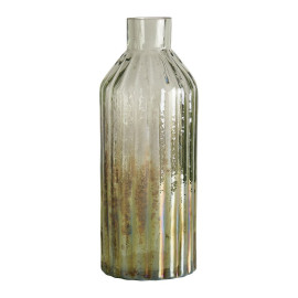 The MOUSSE vase is a charming bottle-shaped vase made of matte glass